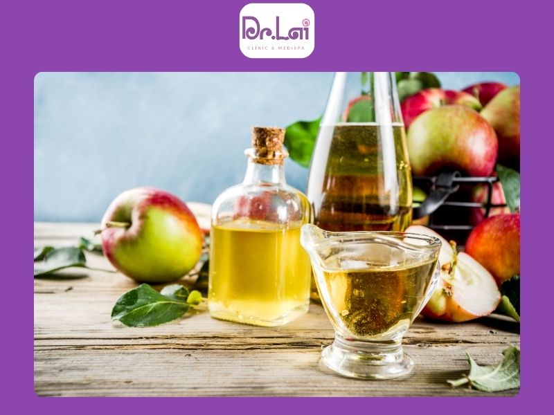 Cách chữa mụn trứng cá ở mặt bằng giấm táo