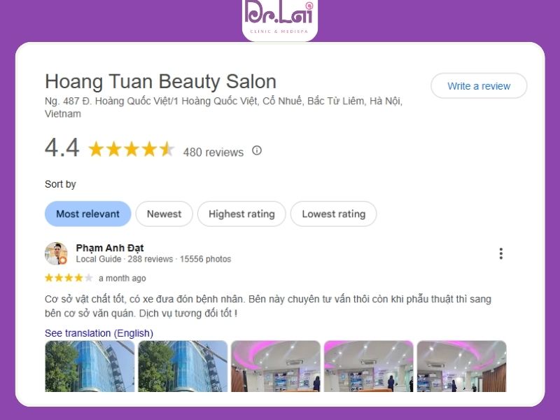 Thẩm mỹ Hoàng Tuấn