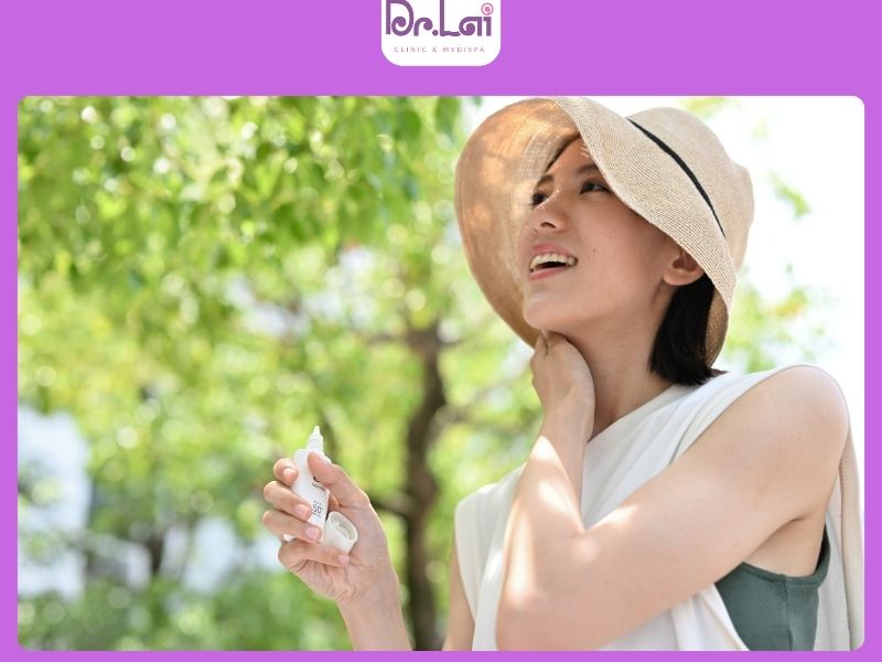 Sử dụng kem chống nắng mỗi ngày giúp hạn chế tia UV tác động lên da