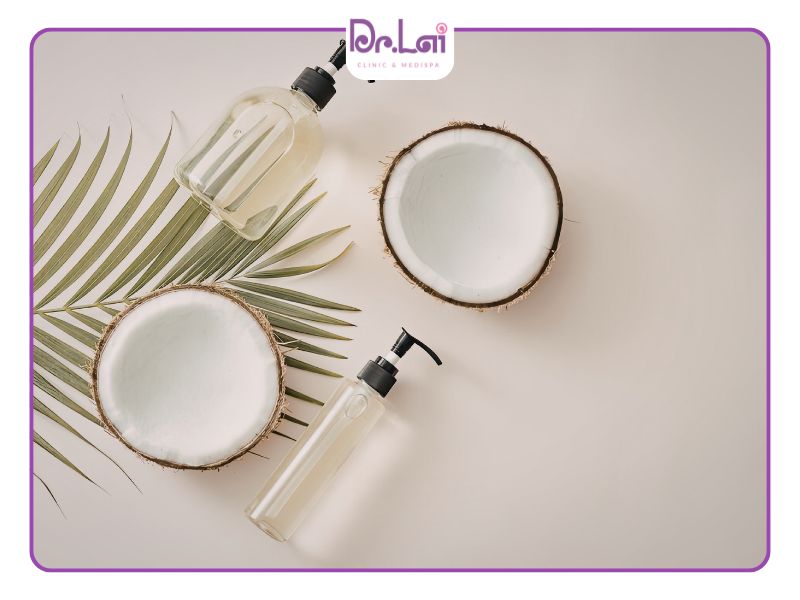 Dầu dừa dưỡng ẩm và phục hồi da