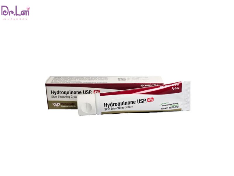 Hydroquinone hỗ trợ giảm thâm mụn lâu năm