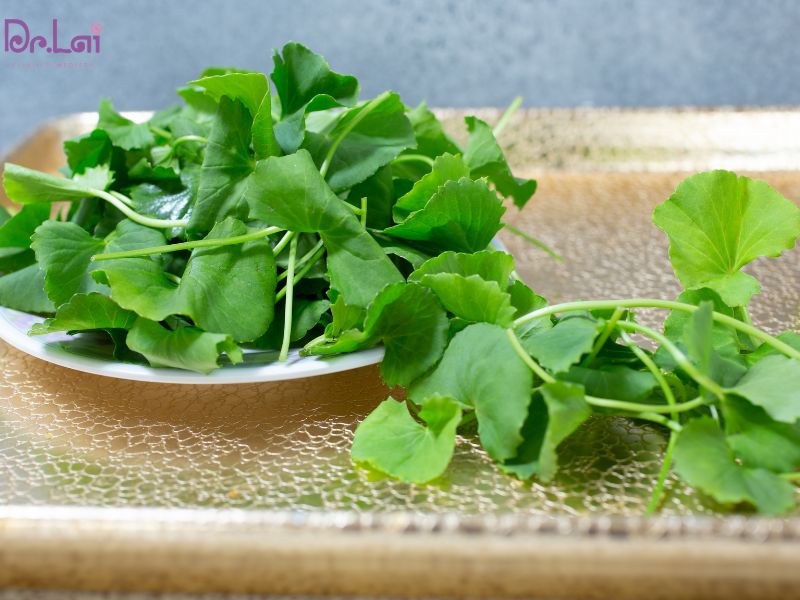Trị thâm mụn bằng rau má