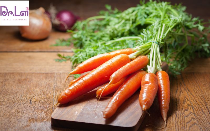 Chữa tàn nhang bằng cà rốt